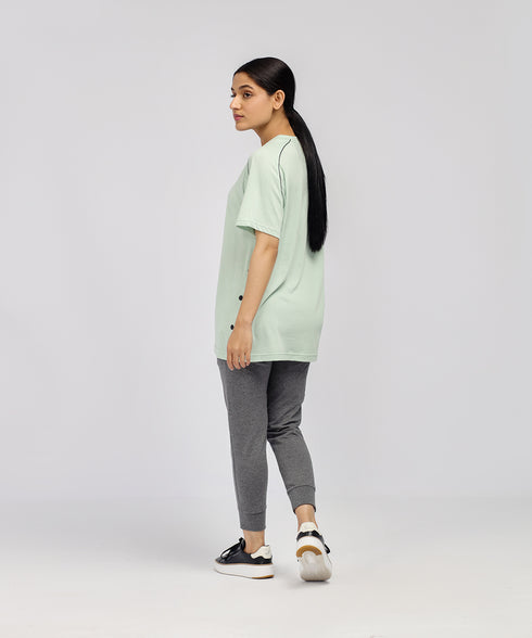 Women's Snap Button Tee